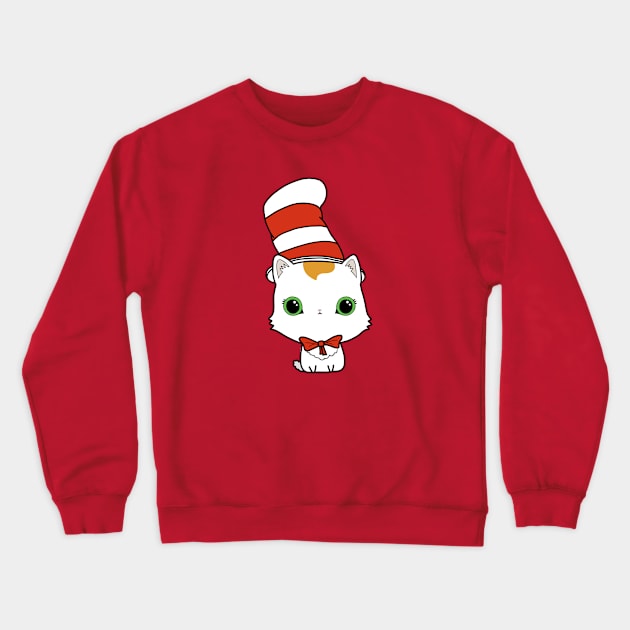 Cosplay Kitty - In A Hat Crewneck Sweatshirt by timbo